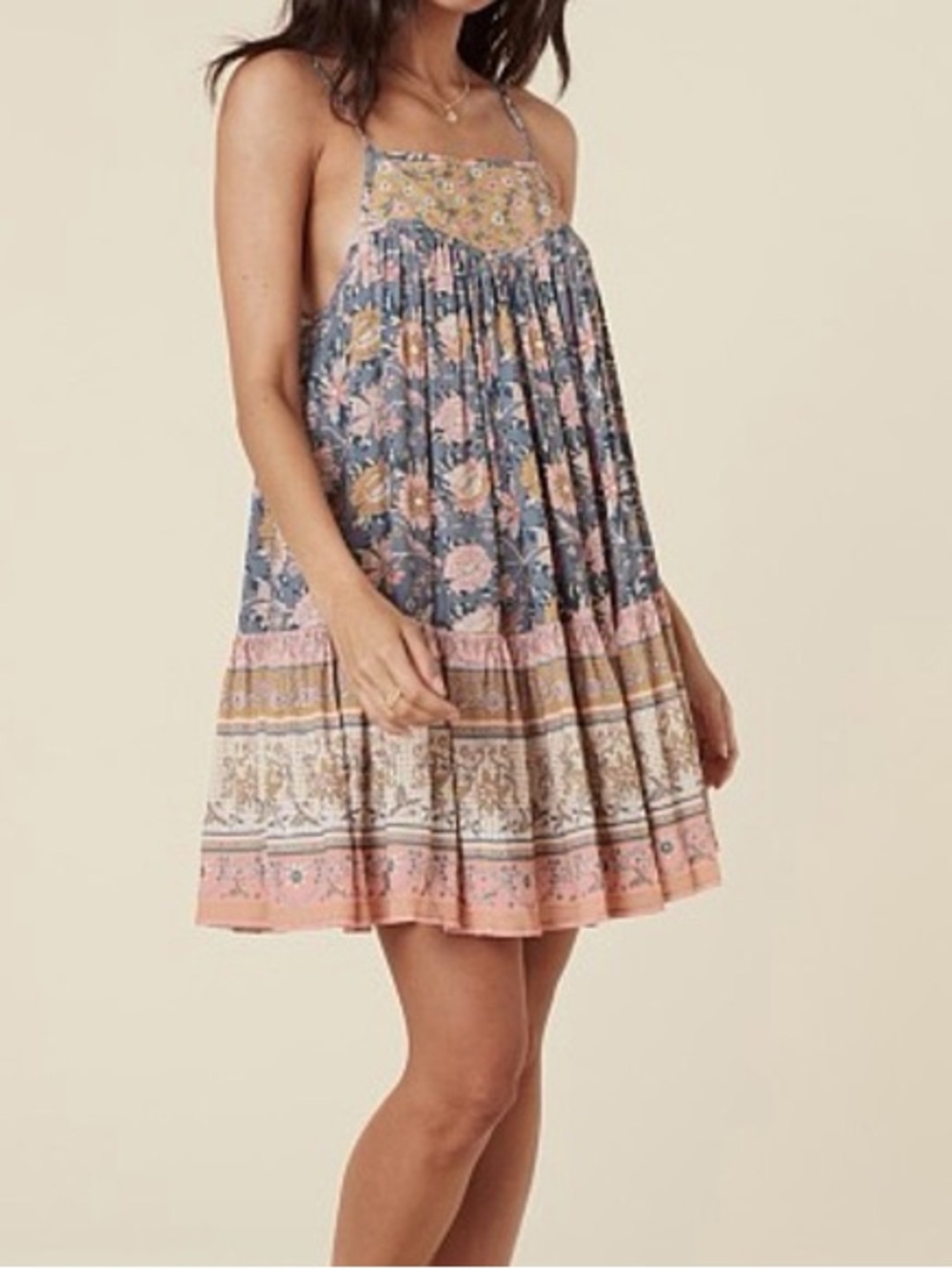 Spell Mossy Strappy tank dress size XS